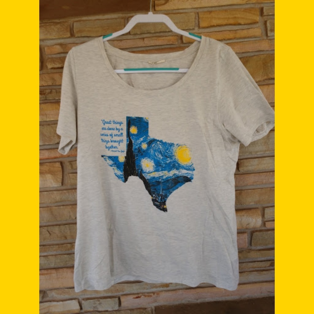 Good Things... Harvey Relief Gin White Scoop Tee